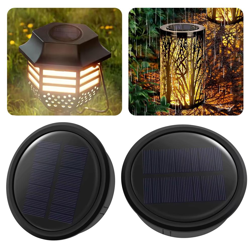 Halo Outdoor Lighting - ソーラーランプ交換用トップ ソーラーランプトップ 屋外装飾 ガーデンソーラーアクセサリー ランタン電池ボックス