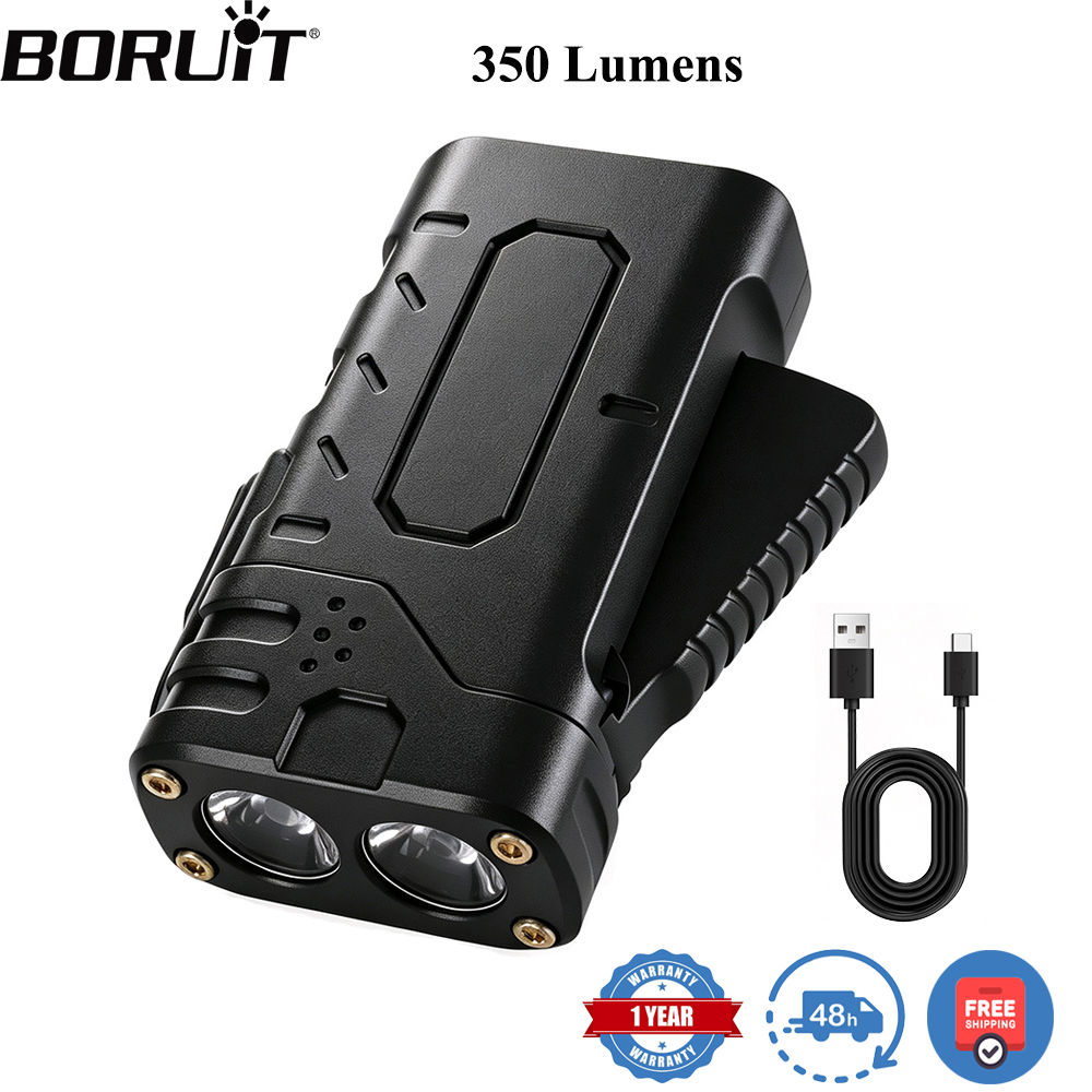 Outdoor Lighting Beacon - BORUIiT ハンドクランク EDC LED フラッシュライト Type-C