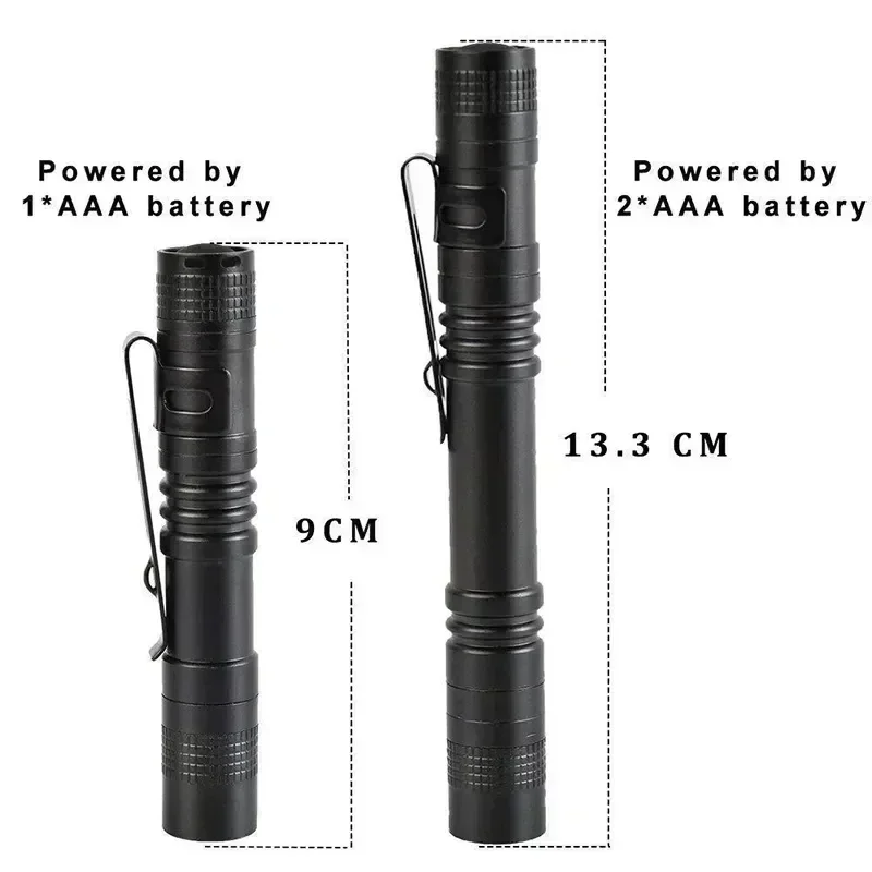 ミニポータブル LED ペンライト クリップ付き 超高輝度  - Outdoor Lighting Beacon のレビューと価格