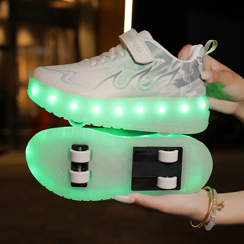 ユースローラーシューズ LEDライト付き 高品質 アウトドア - Outdoor Lighting Led のレビューと価格