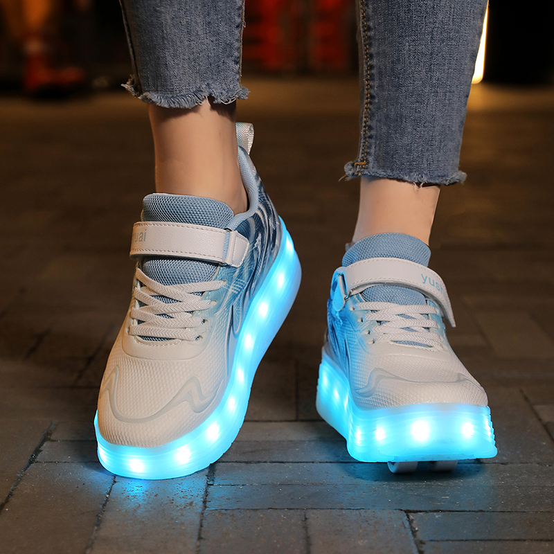 ユースローラーシューズ LEDライト付き 高品質 アウトドア - Outdoor Lighting Led のレビューと価格