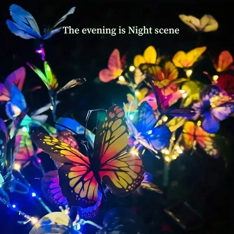 ソーラー LED バタフライガーデンライト防水カラフルな屋外 - Halo Outdoor Lighting のレビューと価格