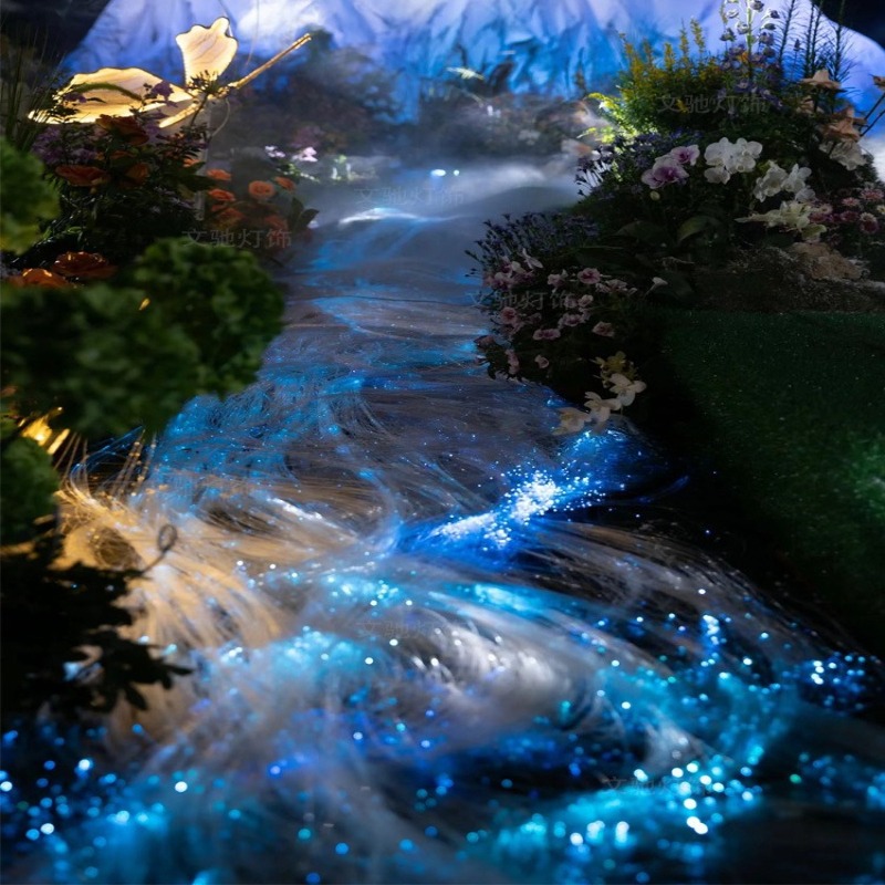 DIY光ファイバーライフツリーランプ屋外滝ライト星空雰囲気ス - Outdoor Lighting Architectural のレビューと価格