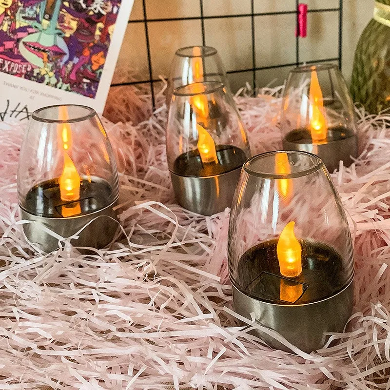 太陽光発電フレームレスキャンドル屋外防水 LED ナイトライ - Halo Outdoor Lighting のレビューと価格