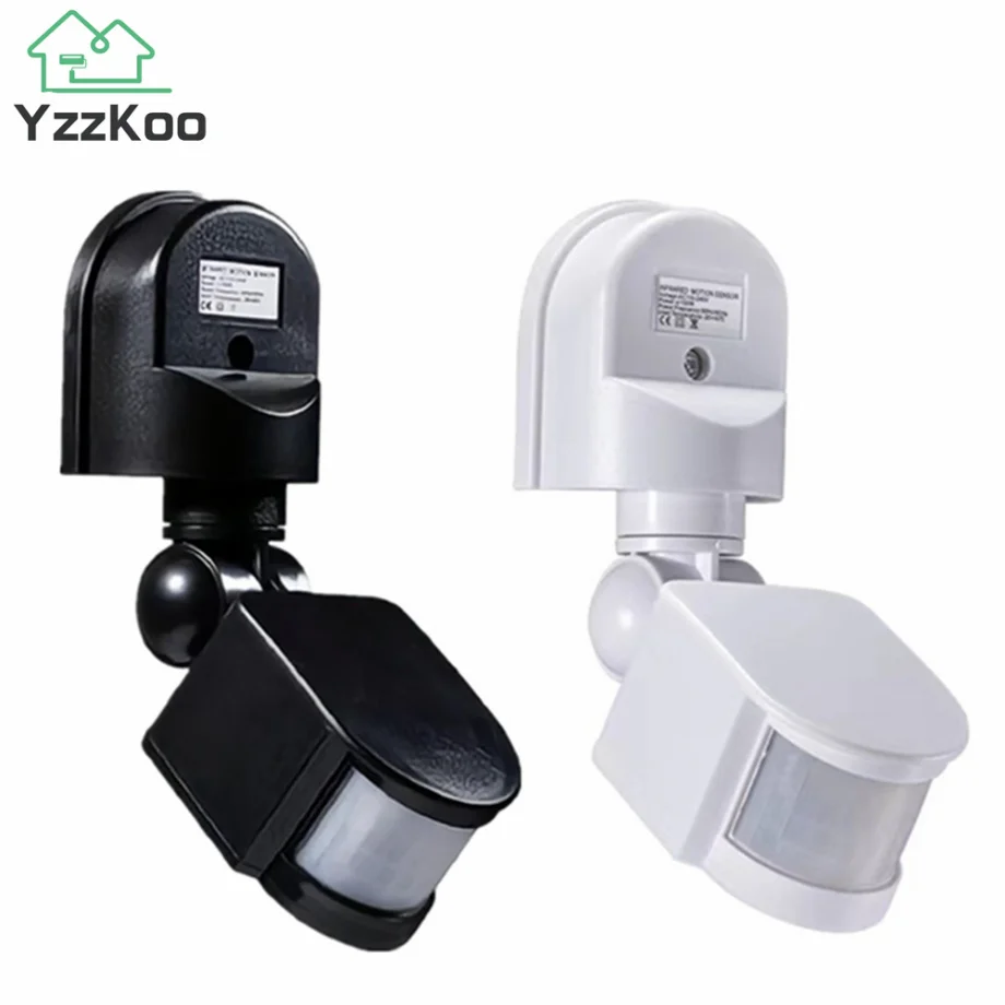 LEDライト付き自動赤外線センサー,モーションセンサー,18 - Outdoor Lighting Timer Switch のレビューと価格