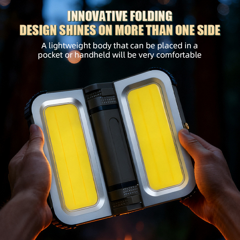 ソーラー充電式強力磁気キャンプライト、家庭用、建設現場用、屋 - Outdoor Lighting Vendors のレビューと価格