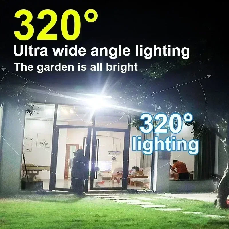 12000LM強力ソーラーウォールランプ、リモコン付き屋外I - Halo Outdoor Lighting のレビューと価格