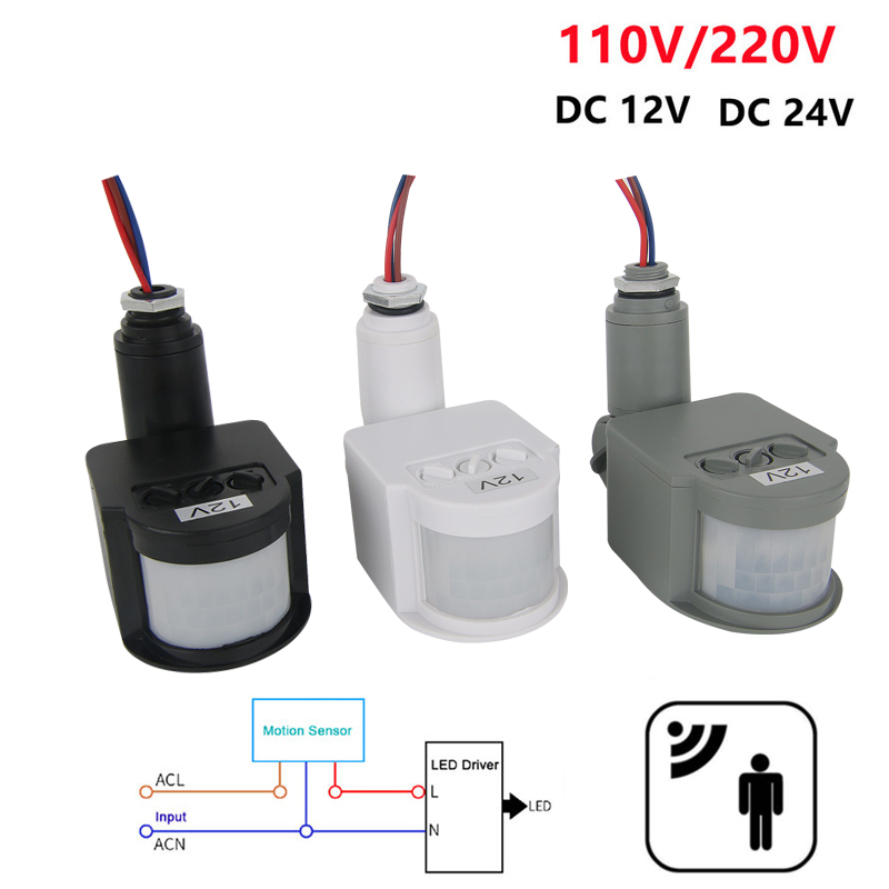 赤外線モーション検出器,220/110V,12/24 V,自 - Outdoor Lighting Timer Switch のレビューと価格
