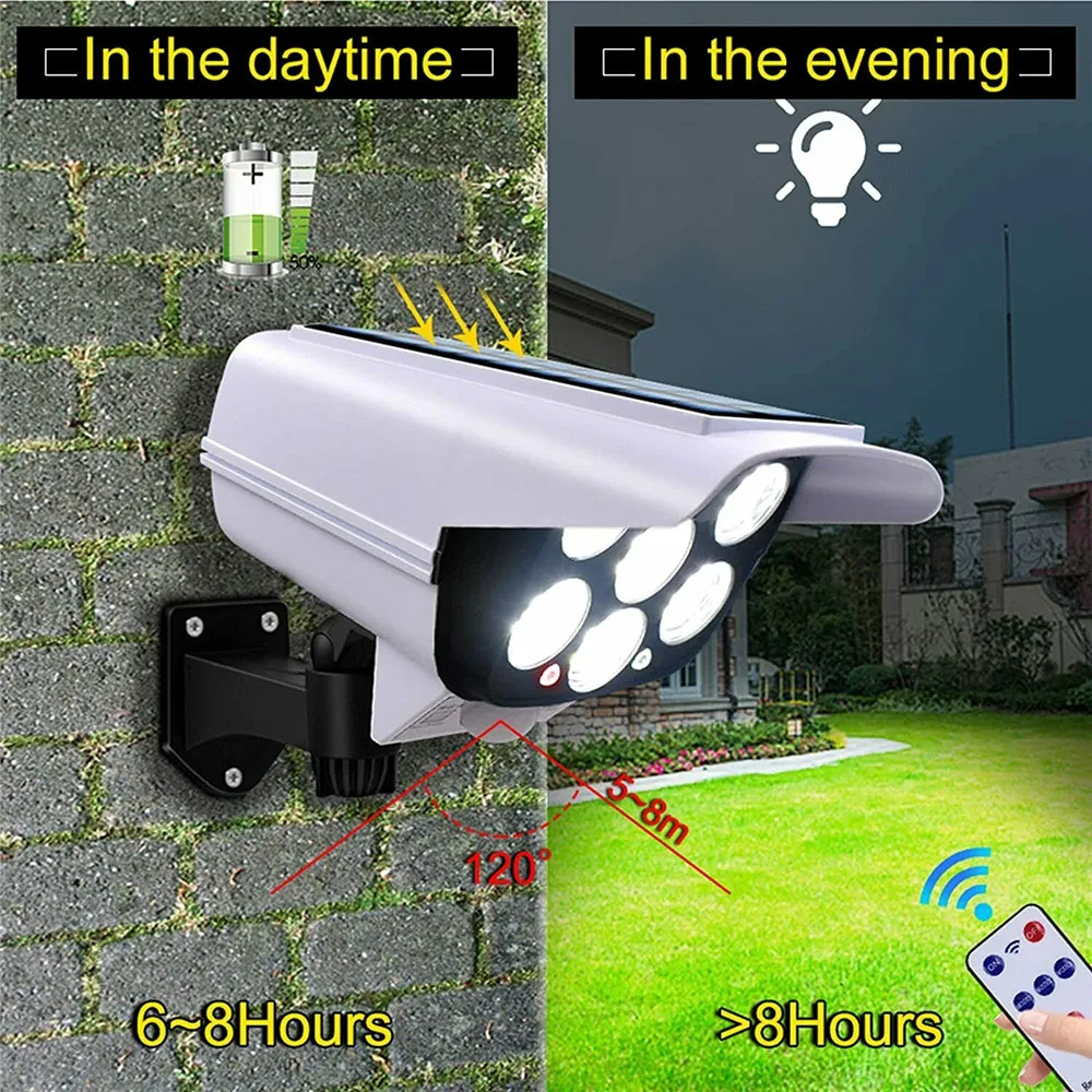 屋外ソーラーライトモーションセンサーセキュリティダミーカメラ - Halo Outdoor Lighting のレビューと価格
