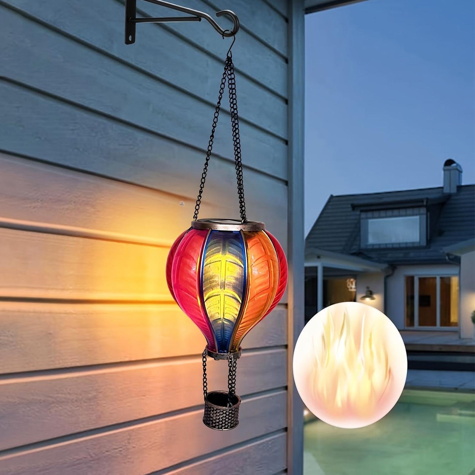 熱気球ランタンソーラーランタン防水ポータブル装飾装飾ランプ屋 - Halo Outdoor Lighting のレビューと価格
