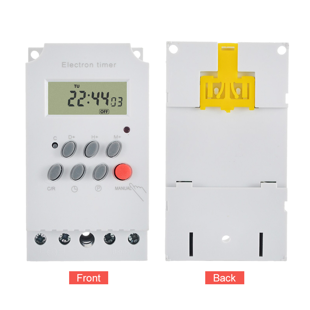 AC 220V 25A デジタルプログラマブルタイマー Di - Outdoor Lighting Timer Switch のレビューと価格