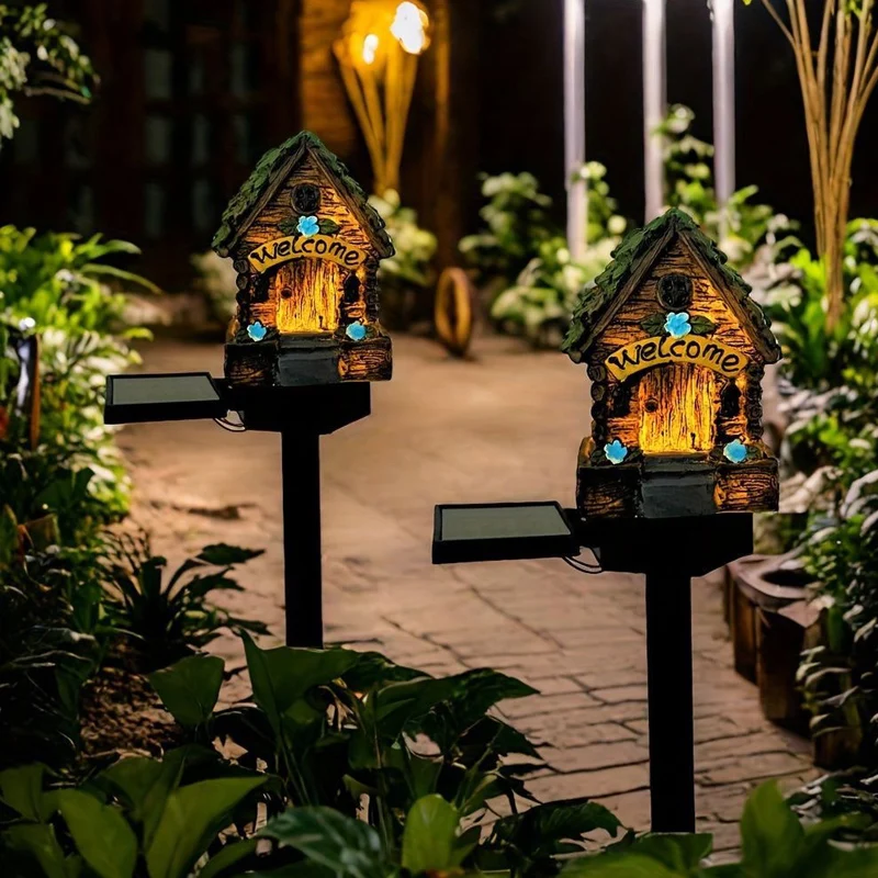 1個入り クリエイティブソーラーレジンマッシュルームハウスラ - Outdoor Lighting Architectural のレビューと価格