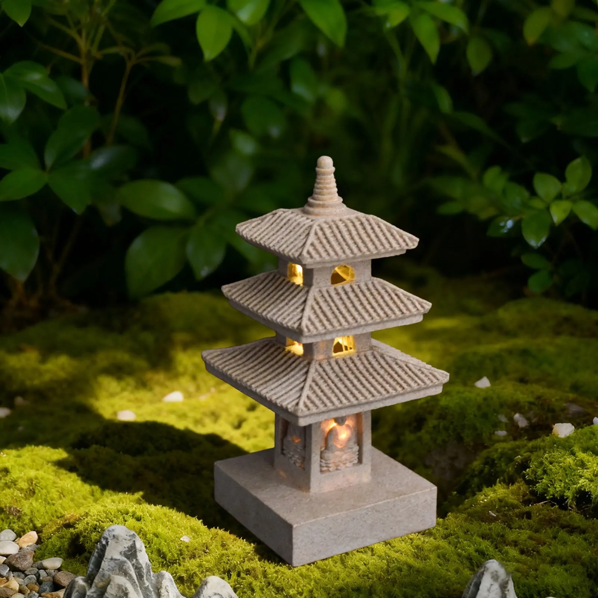 ソーラーガーデンライト 屋外ランタン 防水 ガーデンスタチュ - Outdoor Lighting Architectural のレビューと価格