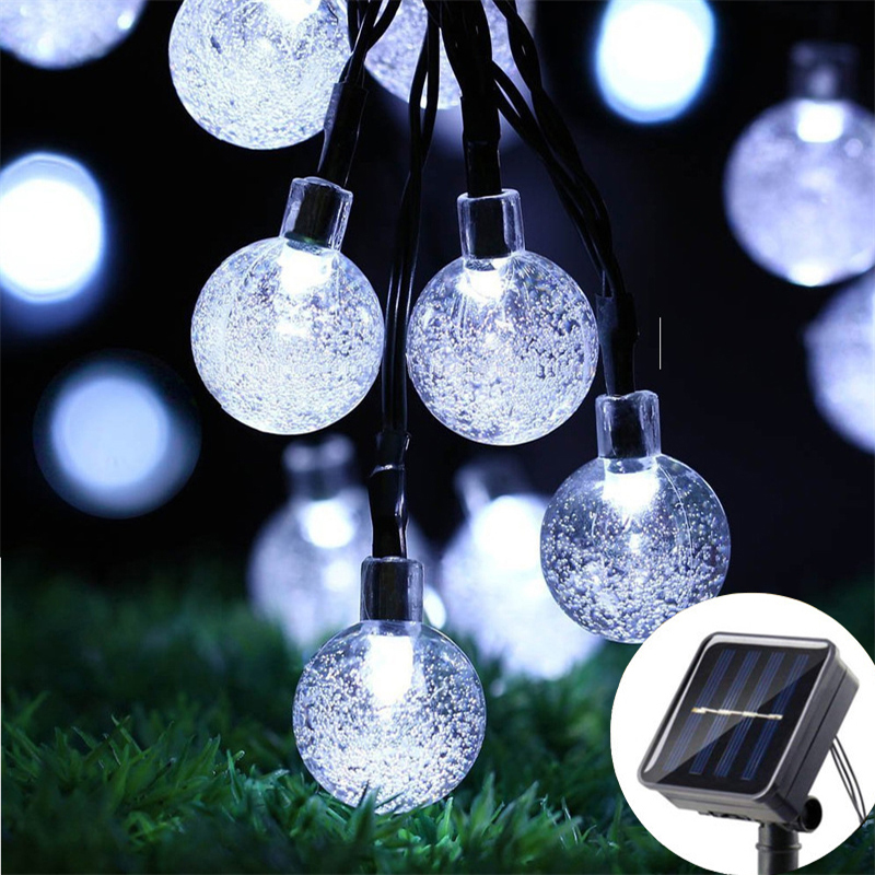20/50/100 LED ソーラーパワークリスタルボール花 - Halo Outdoor Lighting のレビューと価格