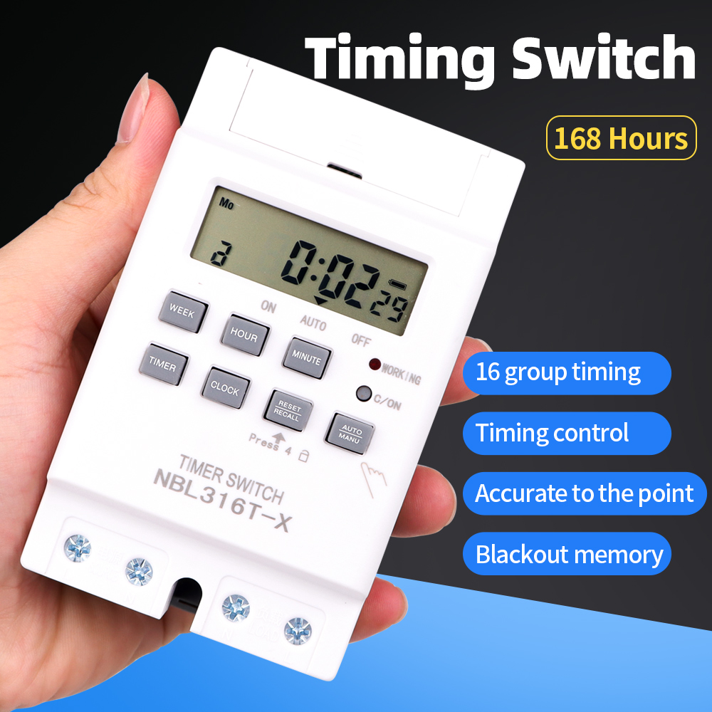 デジタルプログラム可能な時間スイッチ,7日間,週次,自動,タ - Outdoor Lighting Timer Switch のレビューと価格