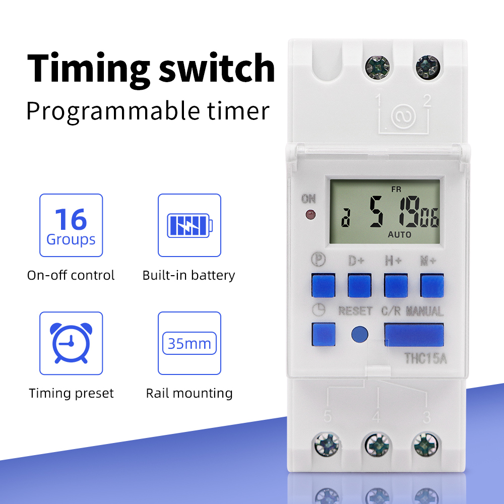 デジタルプログラム可能な時間スイッチ,7日間,週次,自動,タ - Outdoor Lighting Timer Switch のレビューと価格